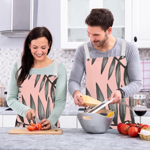 Tablier de cuisine anti-tache avec broches d'ajustement
