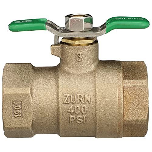 Zurn 34-850TXL Lead-Free FNPT Tapped Ball Valve, Bronze, 0.75 Inch #1