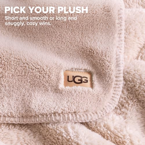 UGG Whitecap Throw Blanket, Soft Fleece Blanket, 50" x 70", Quartz Pink - image 7