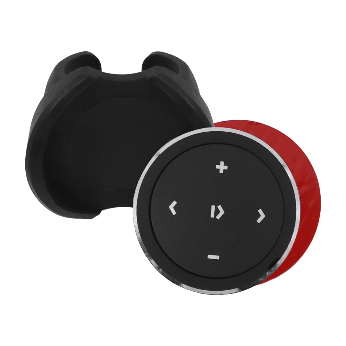 POFET Telecomando al volante Telecomando Bluetooth Bluetooth 4.0 Otturatore Controllo remoto della riproduzione musicale Supporto per assistenti vocali Compatibile con iOS e Android