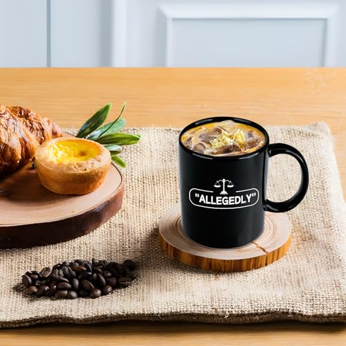 Taza de cerámica para abogados capacidad 11 oz negra miniatura 2