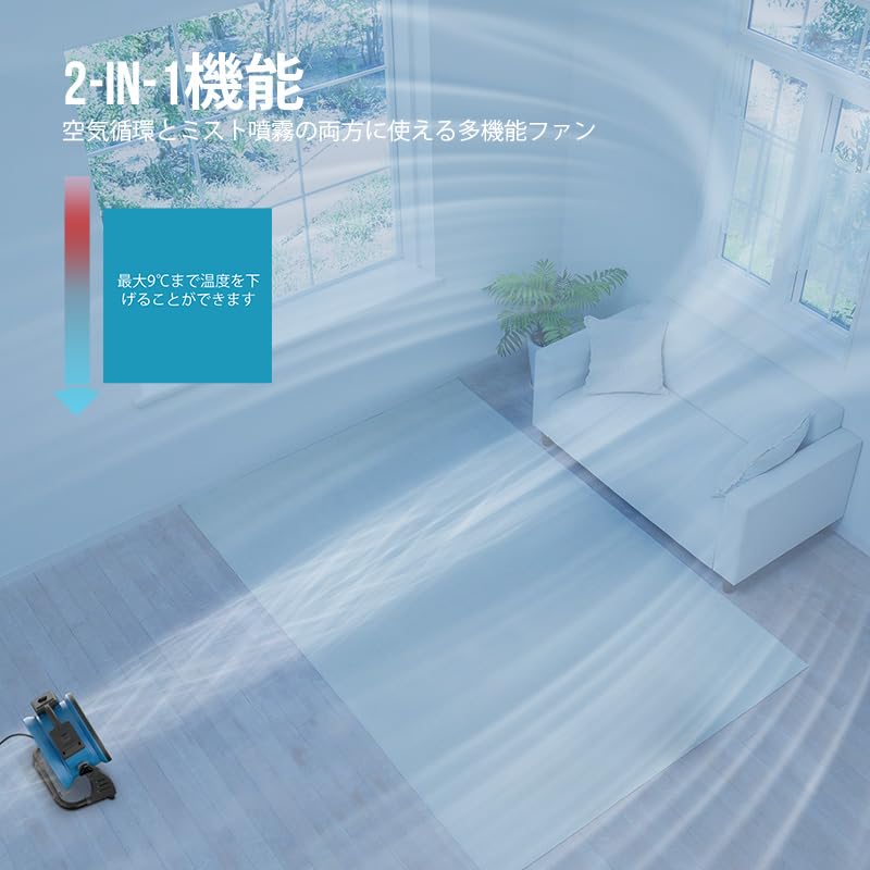 Amazon | XPOWER 室外に設置された冷却用アキシャルファン、カーペット