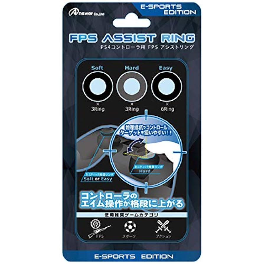 Amazon | PS4コントローラ用 FPSアシストリング | アクセサリキット