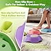 Stepping Stones for Kids & Toddlers 3-5, 6Pcs Non-Slip Sensory Toys & Obstacle Course for Indoor Outdoor Play, Develops Motor Skills, Balance & Coordination, Ideal Christmas & Birthday Gifts