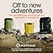 Earth Pak Waterproof Backpack - Heavy Duty Hiking Backpack - Roll-Top Closure Bag - Cushioned Dry Bag Waterproof Phone Case