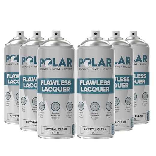 How to fix scratches luggage Polar Clear Satin Lacquer Spray - 6 Cans