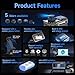 Yahboom Handheld Mapping Navigation Scanning Lidar TOF Ranging Measurement Radius 0.05-12m Supports APP,ROS2,Linux,with Bracket,OLED Screen (with T-Mini Plus)