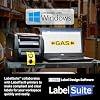 LabelTac 0.54 Industrial Label Printer Thermal Transfer Vinyl Label Maker for 5S & Lean Manufacturing, Facility Organization & Visual Workplace Signs