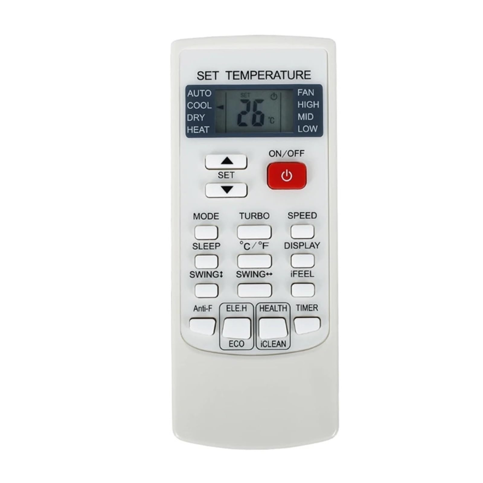 1PC Air Conditioner Remote Control YKR H/102E Replacement Part For AUX YKR-H/002E