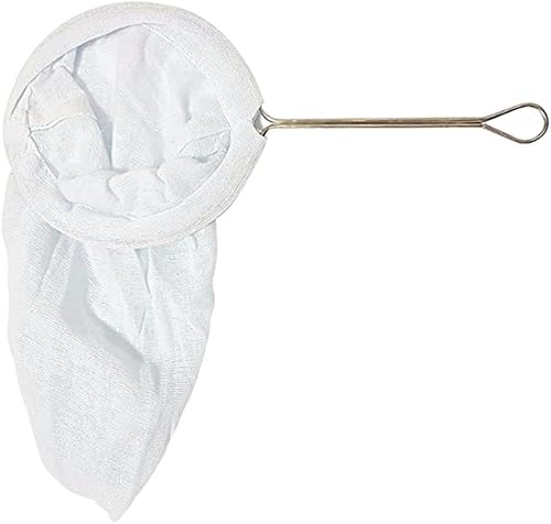 Fartrade Outlet - Filtro de té tailandés de acero inoxidable, tamaño 10 x 5 x 0.39 pulgadas, probado, el mejor té, estilo tradicional, muselina de