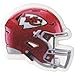 DecoPac NFL Kansas City Chiefs Helmet Rings, 24 Football Cupcake Decorations, Officially Licensed, Football Rings, Food Safe Cake Toppers – 24 Pack