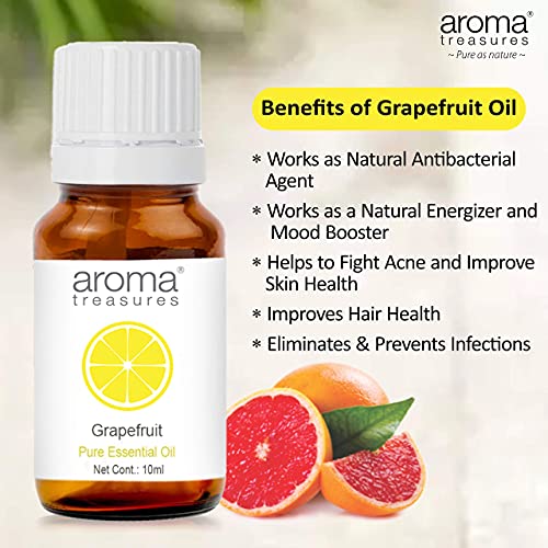 Image of Aroma Treasures 100% Pure Grapefruit Essential Oil - 10ml