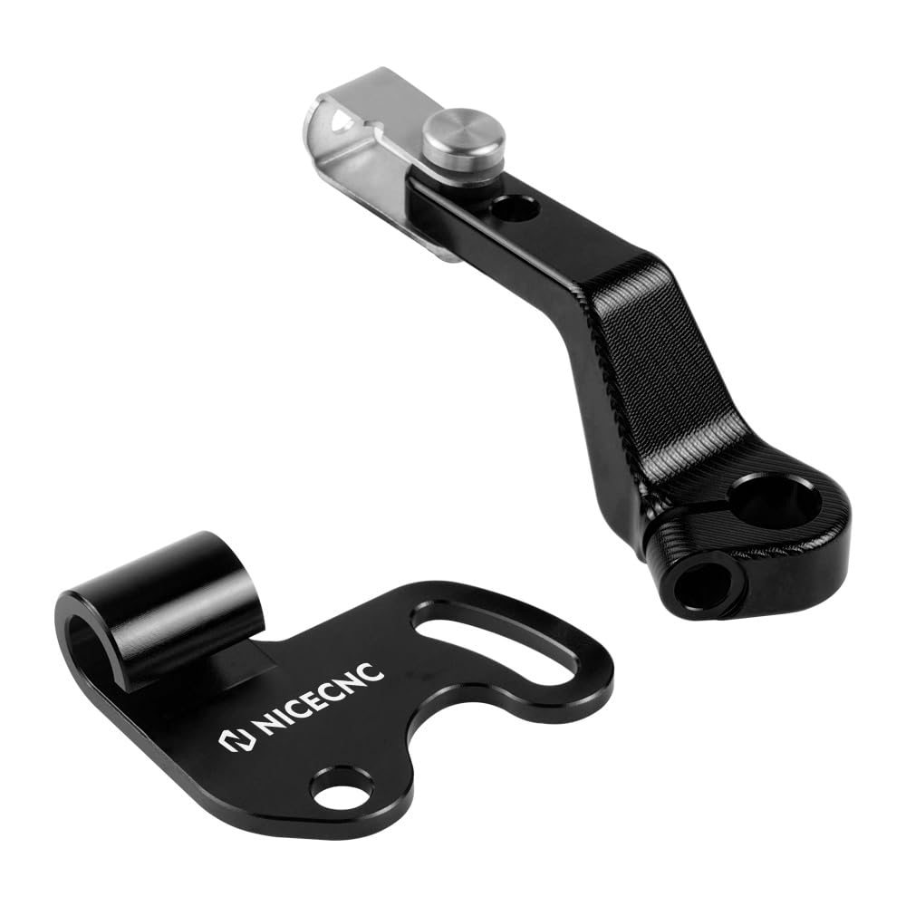 NICECNC Leva del braccio dell'attuatore della frizione con un dito Compatible with 790 Duke/Adventure/Adventure R 2018-2025, nero