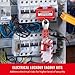 Happybuy 42 PCS Lockout Tagout Kits, Electrical Safety Loto Kit Includes Padlocks, 5 Kinds of Lockouts, Hasps, Box, Lockout Safety Tools for Electrical Risk Removal in Industrial, Machinery