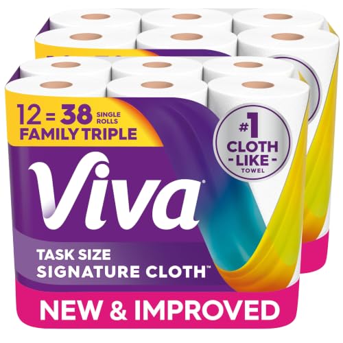 Viva Signature Cloth Paper Towels, 12 Family...