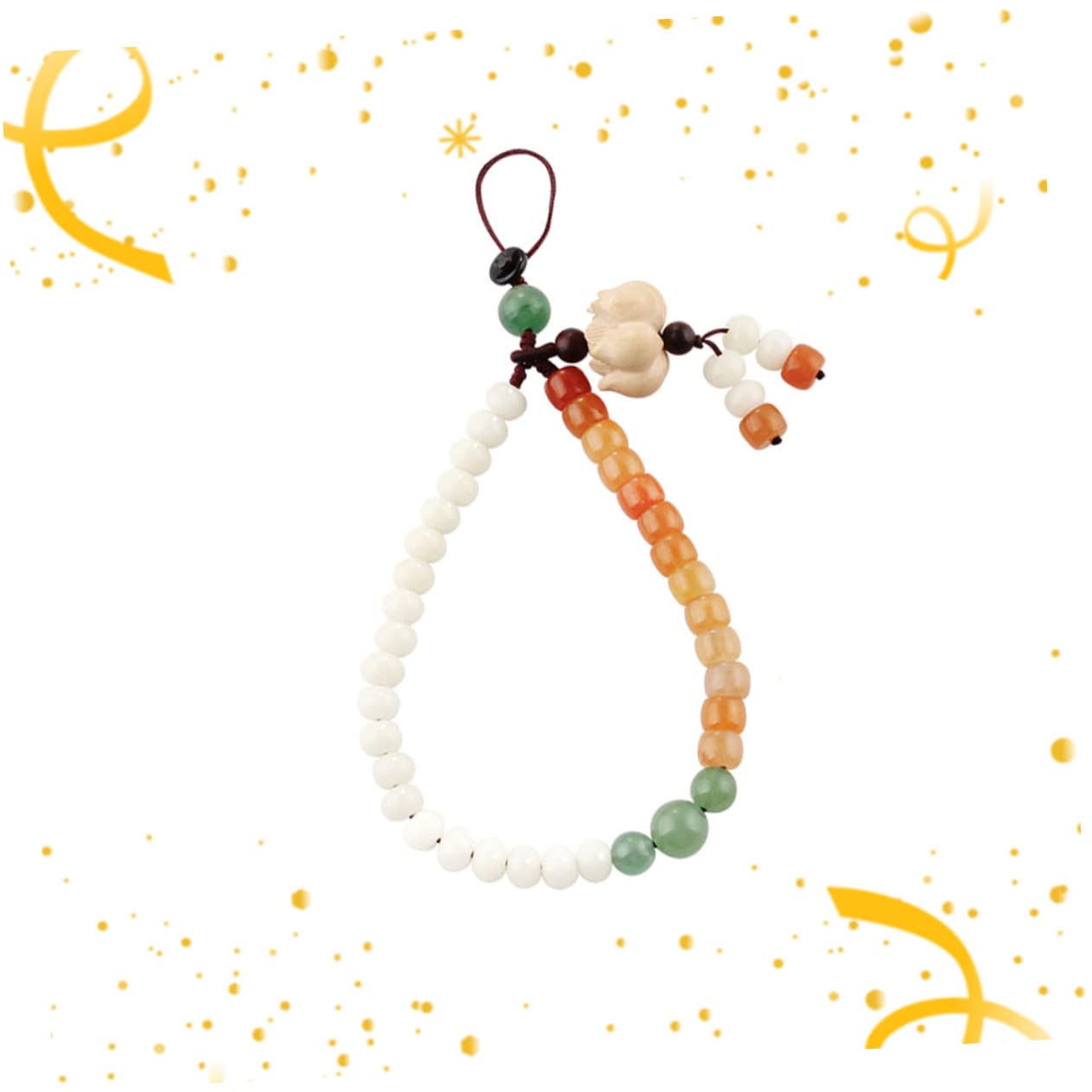 Mikikit 3pezzi Lanyard Per Smartphone Stile Cinese Con Design Di Fior Di Cinturino Elegante e Creativo Per Uso Quotidiano Leggero e Durevole Ottimo Per Amici e Famiglia