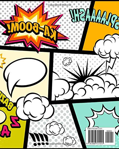 Blank Comic Book for Kids: Essential Blank Creativity Notepad Sheets Great For Creating, Writing and