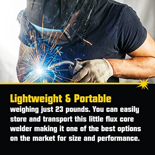 Image of PrimeWeld MIG160 Mig Welder, 160-Amp Gasless Flux Core Welding Machine With Dual Voltage 220v, 110v