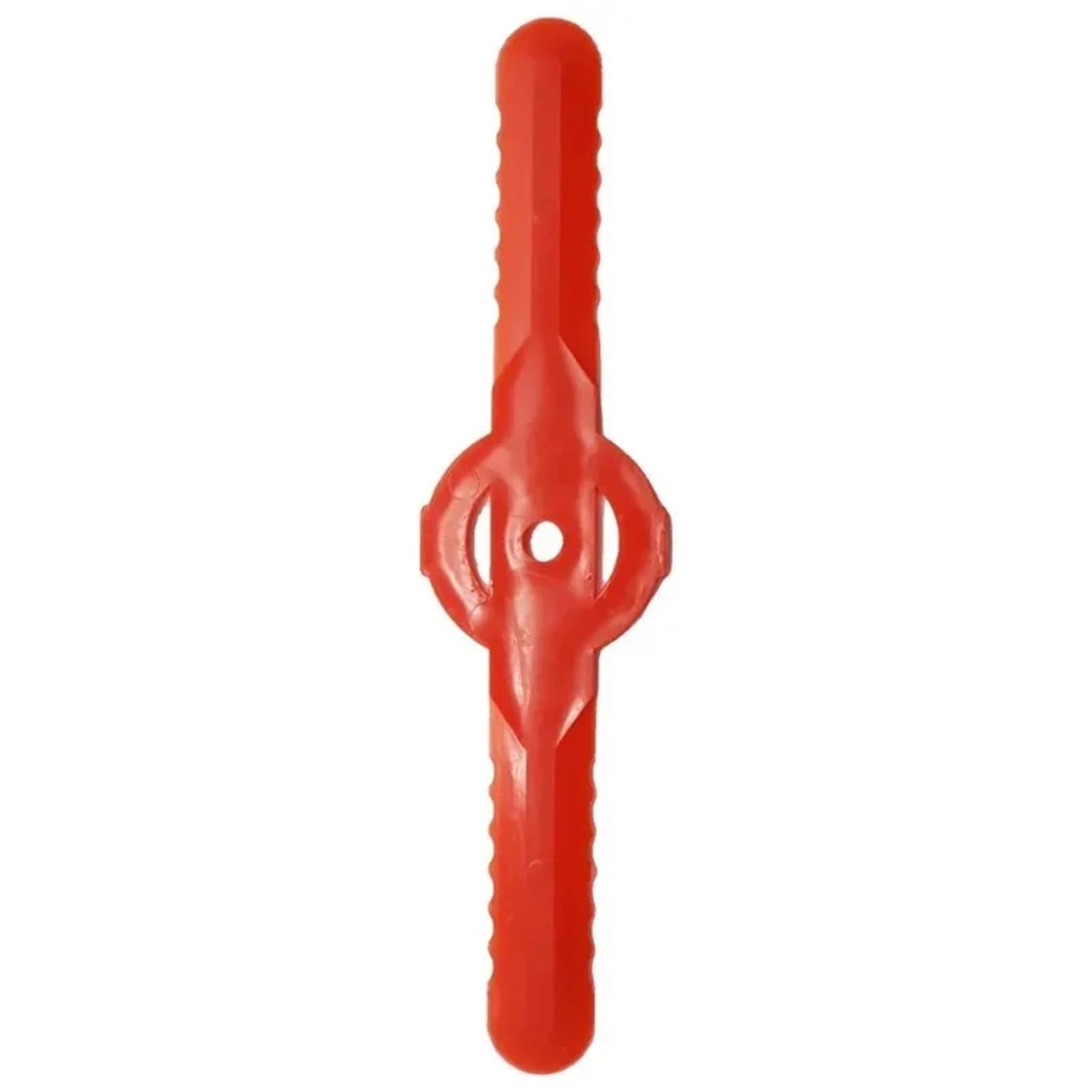 Rasentrimmer-Klingen aus Kunststoff, dreifarbige Klingen, 200 Stück, Kunststoff-Rasenmäherkopf, Ersatzteile für Elektromäher, Gartenbürstenmesser