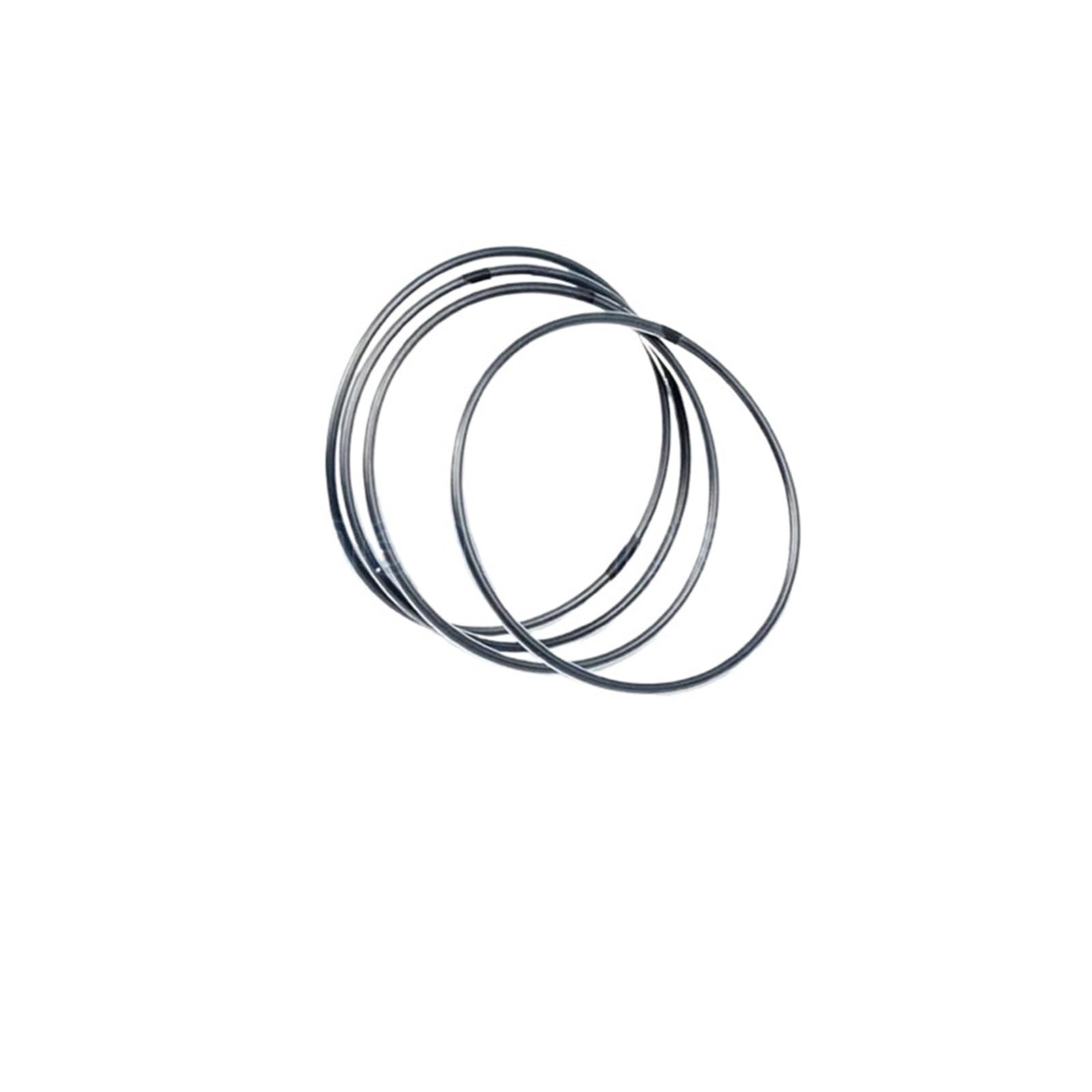 LEOTNNDQ 1pcs Encapsulated O Ring Black Silicon Rubber