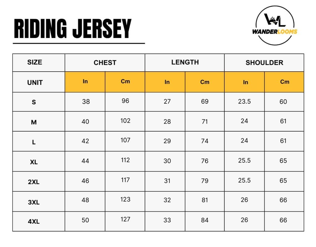 WANDERLOOMS Boy’s and Men’s Full Sleeve Extreme Motocross Printed Clothes Biker Jersey Riding Sports Tshirt