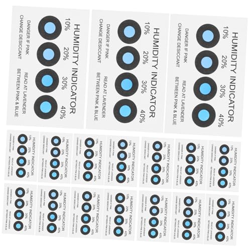 Tarjetas sensibles de humedad con papel absorbente azul de alta precisión, paquete de 100