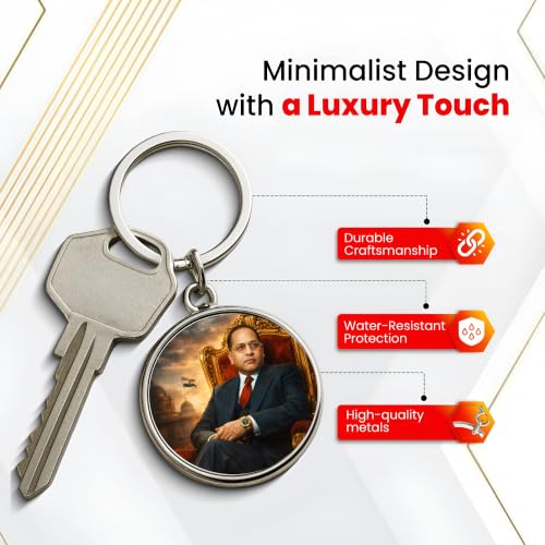 Image of MG | Protective Evil Eye /Spiritual Symbols /Om /Motivational Keychains | Double-Sided Metal Key Ring | Good Luck and devine Charm for Car, Bike, Home & Office