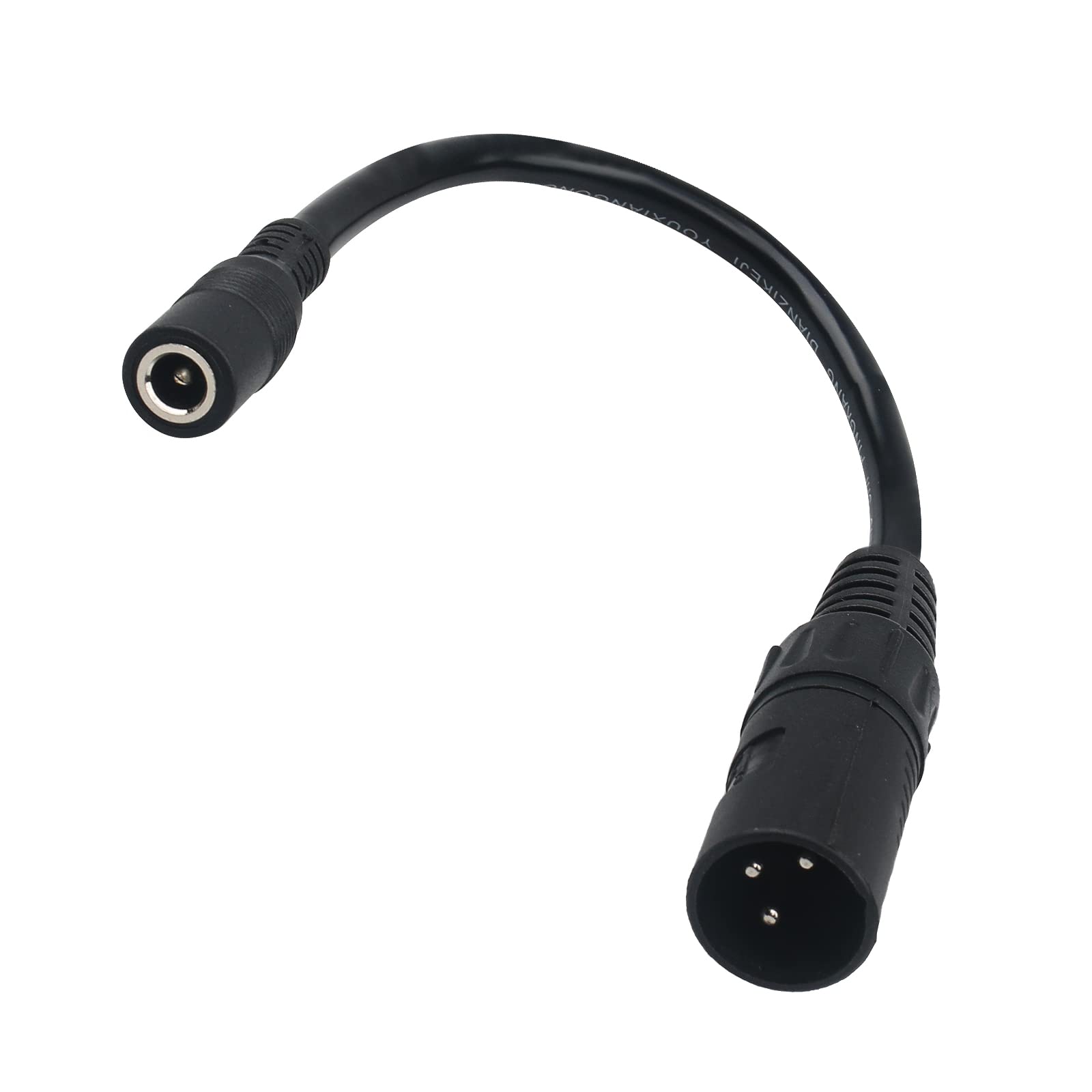 Amazon.co.jp: DC 5.5mmx2.1mm メス-3ピン オス XLR 変換ケーブル