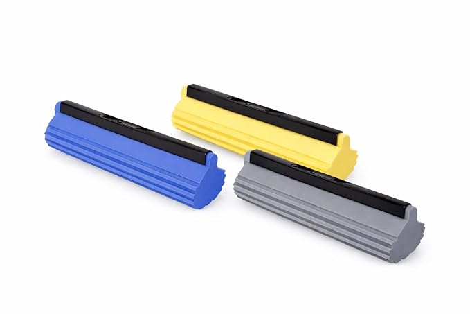 Sponge Mop Head Refill Super Absorbent and PVA Foam Rubber Roller Foldable Sponge Foam Mop Replacement for Home Kitchen Floor Cleaning (Multicolor)(1 pcs)