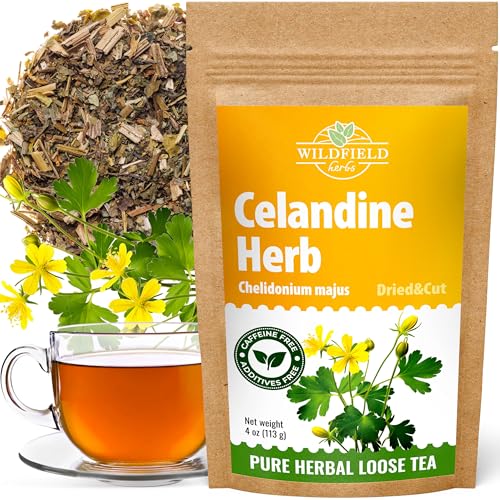 Image of 4 oz. Celandine Herb Herbal Tea (Chelidonia) - 113g Pigweed Herb Tea Celidonia Celandines