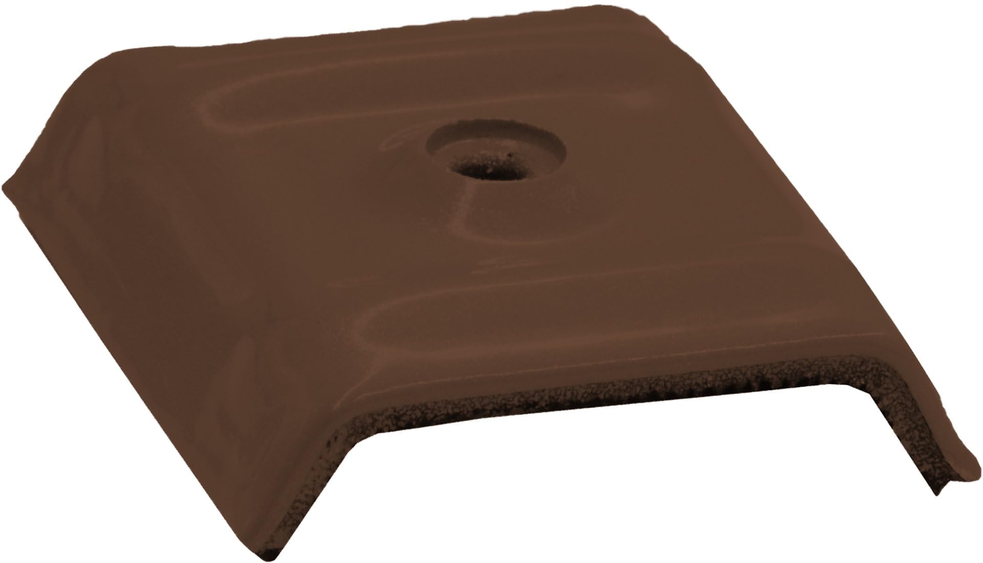 Dachplatten Kalotten für Trapezblech 26mm Farbe RAL 8014 | Aluminium + EPDM | 100 Stück