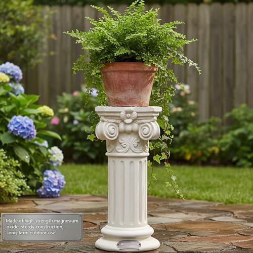 Support pour plantes 40 cm haut, piédestal colonne romaine pour mariage - 4