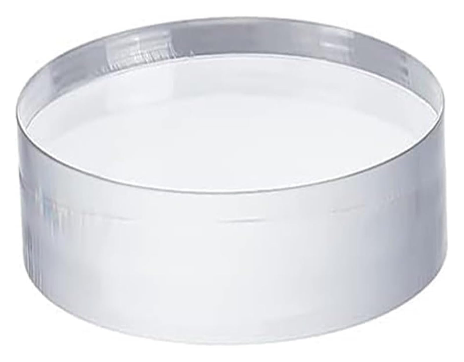 LQZAXSRDR Clear Acrylic Display Block, Acrylic Cylinder Display Block Clear Diameter 12cm Heights 2-10cm(Height 8cm)