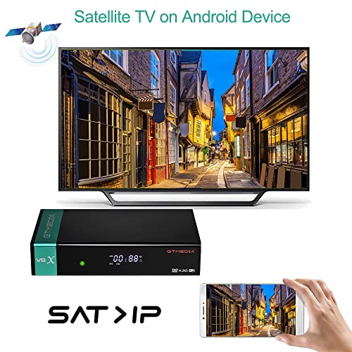image for Generic GT Media V8X Digital Satellite tv hd Receiver DVB-S/S2/S2X, 10