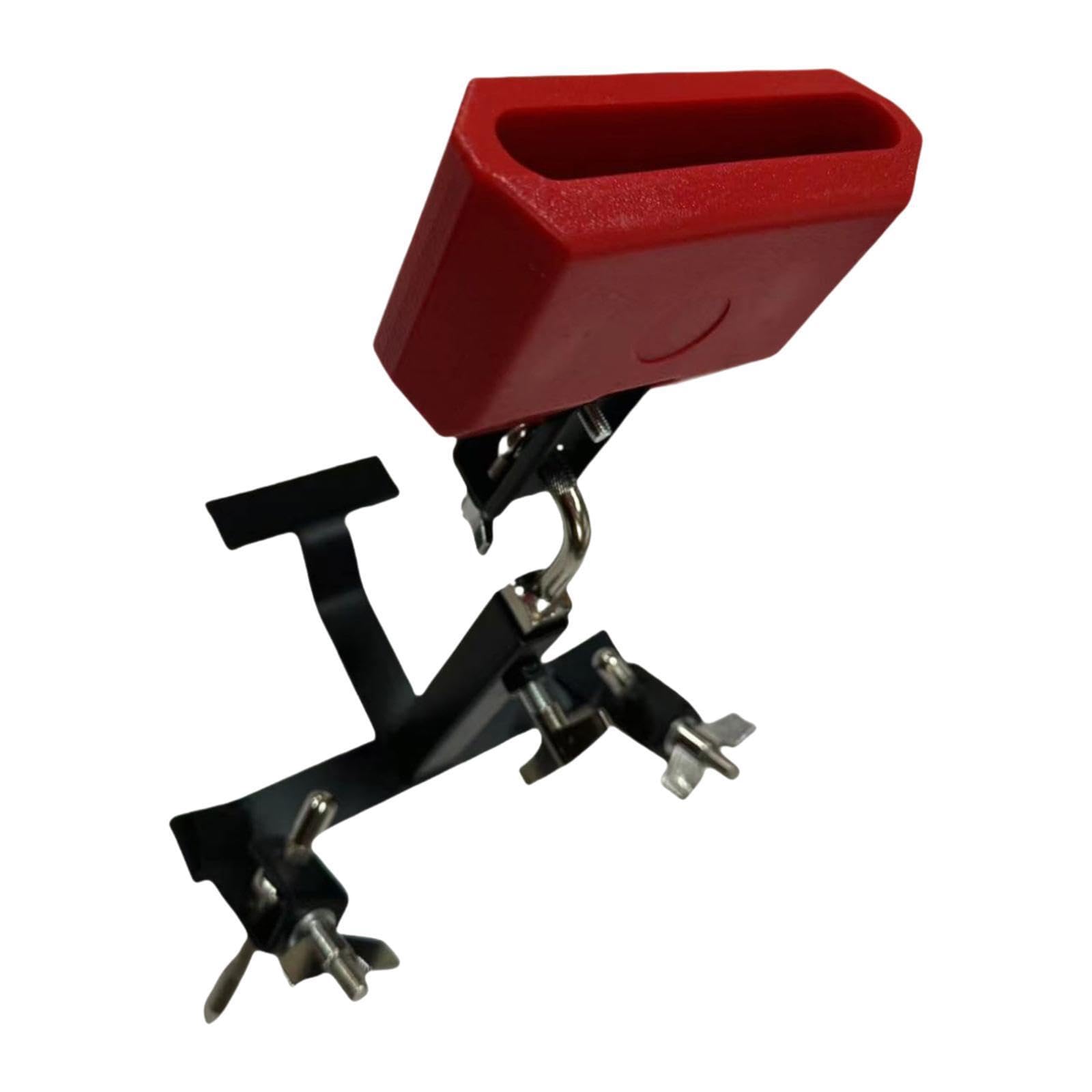 El soporte de abrazadera para cencerro para montaje en pedal de percusión mejora el rendimiento del baterista con fácil acceso al martillo de