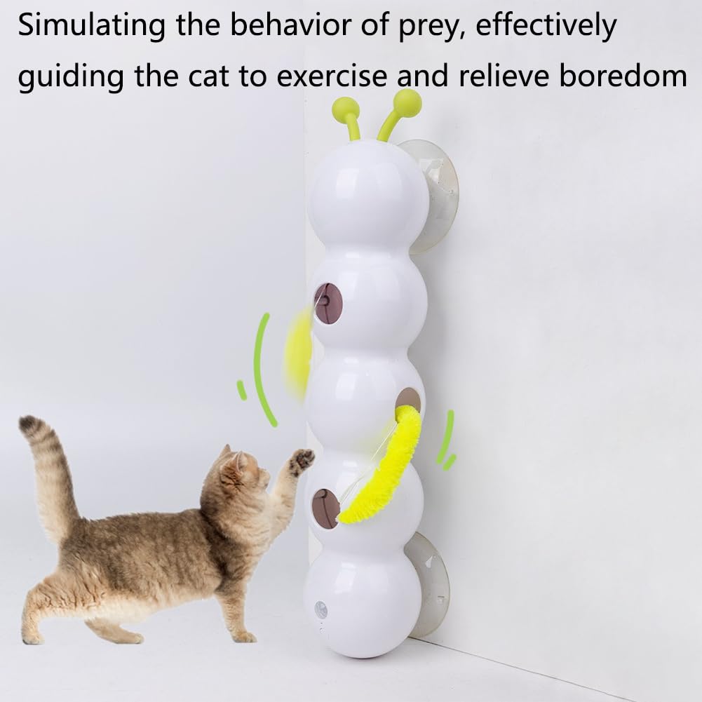Giocattolo Intelligente Per Gatti WheatThrive - Bruco Automatico Con Sensore E Ricarica USB - Foto 5