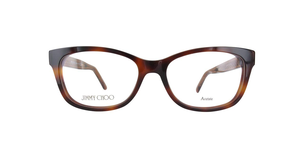 Jimmy Choo JC193 XLT HAVANA BEIGE 52/16/140 WOMAN Eyewear Frame