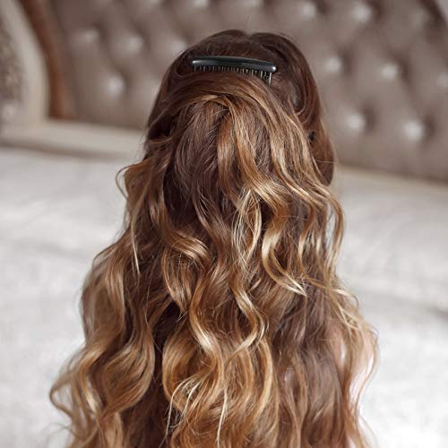 Peines para cabello tipo twist, 12 piezas, plástico miniatura 5