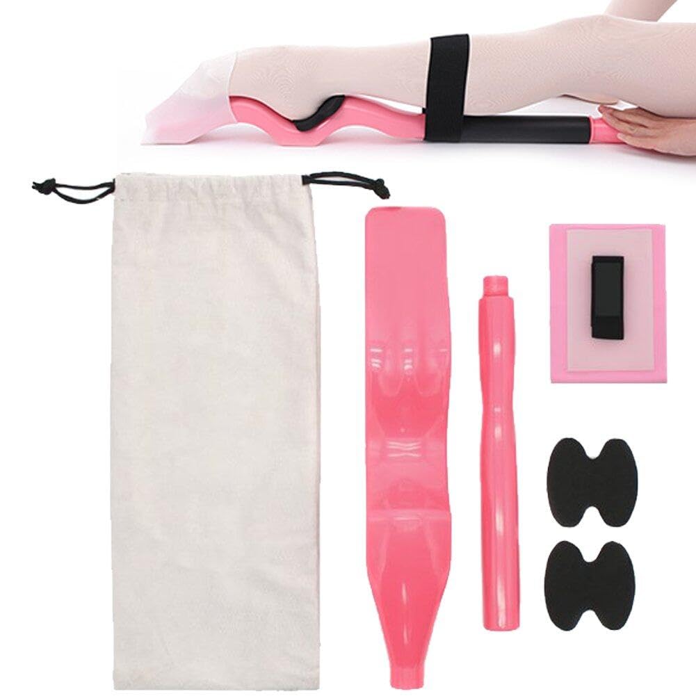 Lpitoy Foot Stretcher Ballet, Ballet Foot Stretcher, Arch Stretcher Wooden Ballet Dance Foot Stretch Stretcher Arch Enhancer Foam Pad with Elastic Band for Ballet, Dance, Yoga