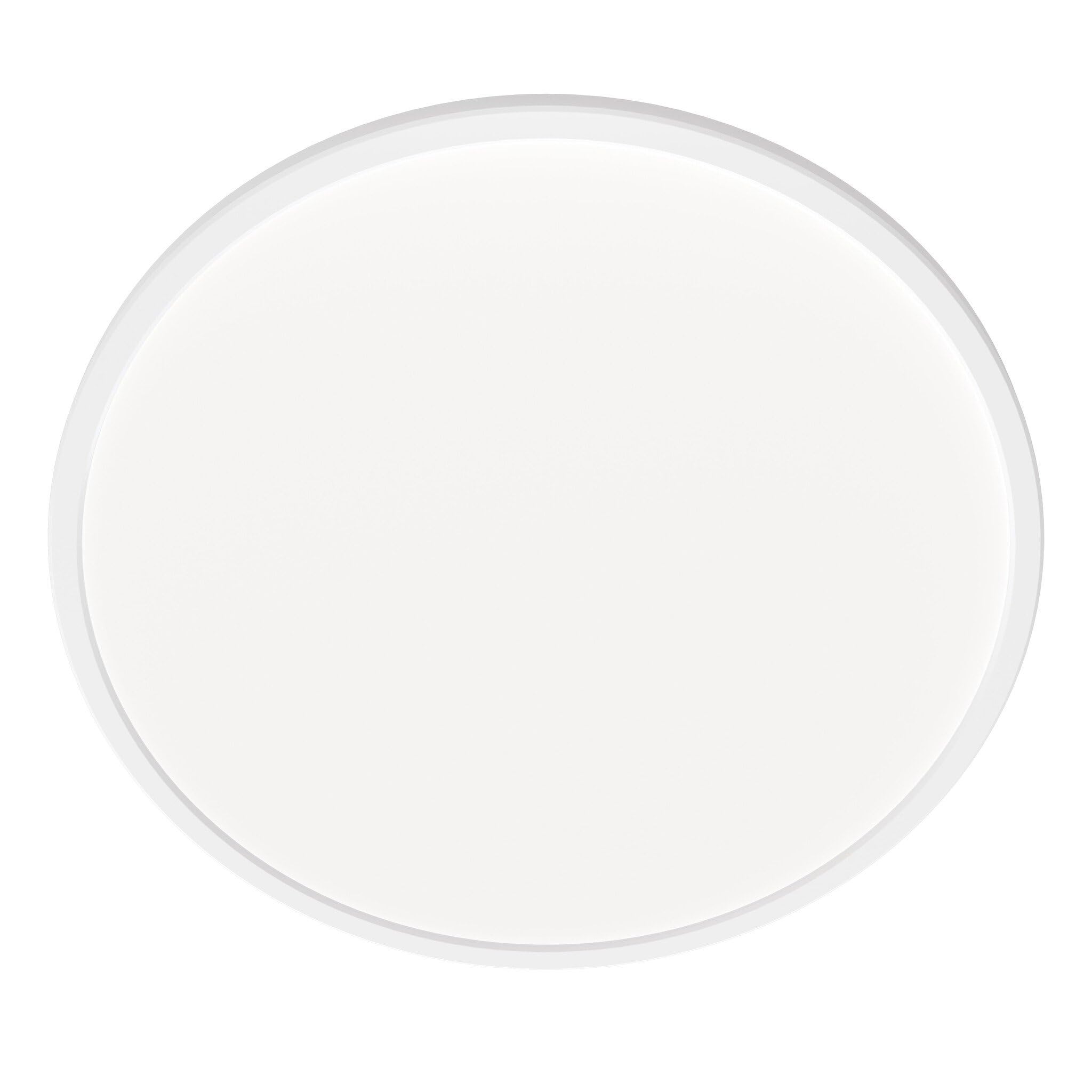 Ledvion - LED Ceiling Light White (Ø42cm, 24W, 2700K, 2040 Lumen) IP44, Integrated LED, Surface-Mounted Spotlight