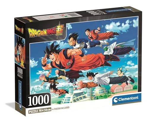 Clementoni - Puzzle Adulto 1000 Piezas Dragonball Compact Box, Dragon Ball, 39955 | Ya disponible en tu tienda friki favorita! En mundofriki.es!