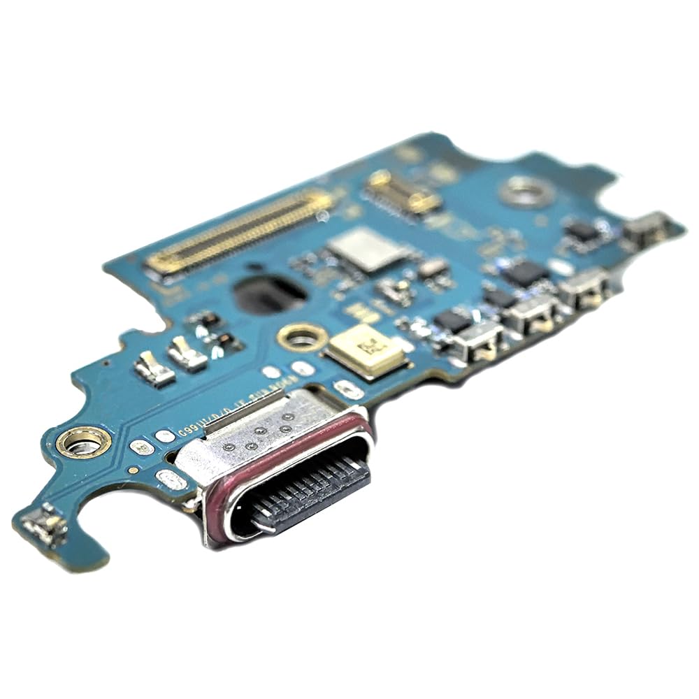 Galaxy S21 5G USB Charging Port Flex Cable Replacement SM-G991U Type C Charger Dock Board Connector for Samsung S21 5G USA 6.2" G991W Port Repair Part with Tools