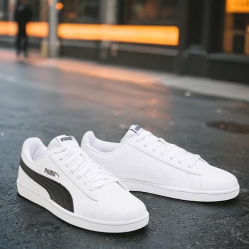 Puma PUMA UP Trainers Unisex Yetişkin Spor Ayakkabı, Puma White-Puma Black, 42.5 - Görsel 3