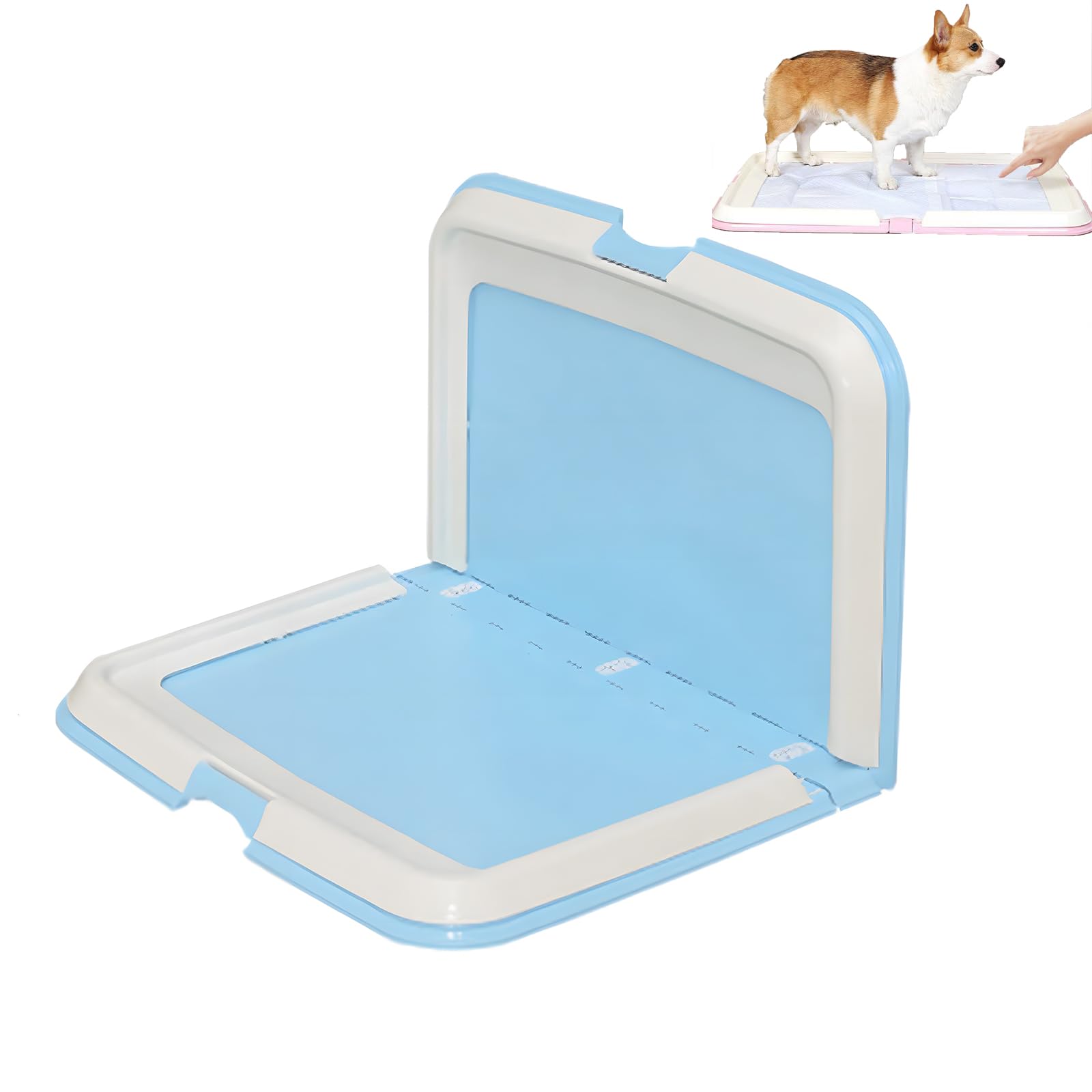 Amazon | 犬 トイレトレー 折りたたみ 犬 トイレ ワイド 保護
