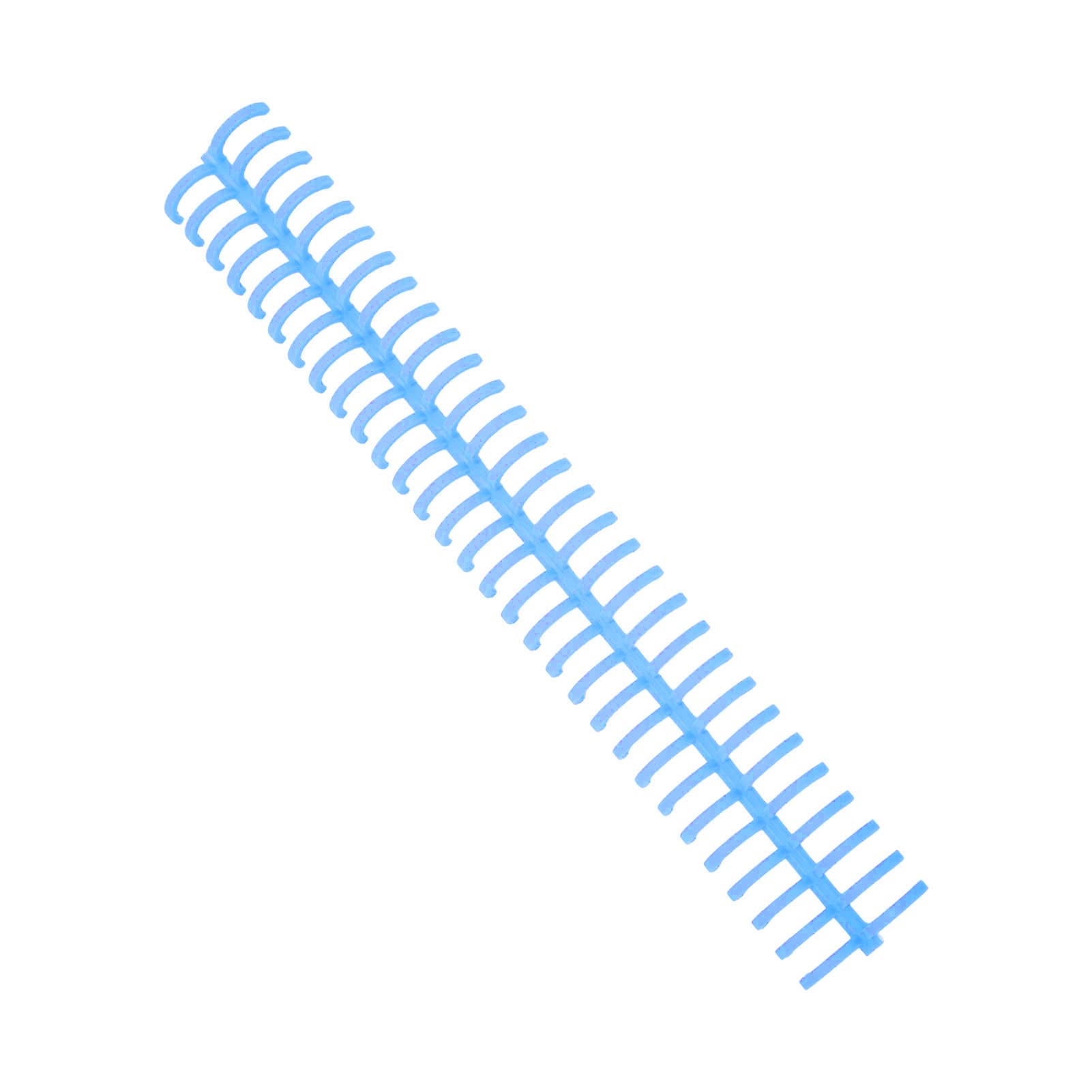 Wakects Pettine per Rilegatura in Plastica a Spirale, Confezione da 10, 16 Mm, 30 Fori, capacità 130 Fogli, per Ufficio, Aula, Libreria, Appunti, Rapporti, Organizzazione di Cartelle di Lavoro (BLUE)