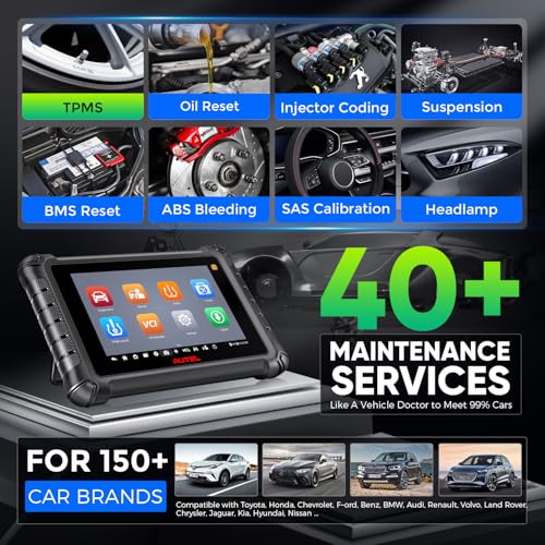 Autel Scanner MaxiCheck MX900TS: 2025 MX900-TS US Ver of MK900TS TS900, 8in Up of MS906TS MK808S-TS MK900BT MK900 MX900 w/Full TPMS as MP900TS, 40+ Services, 3K+ Bidirectional Scan Tool, CANFD DOIP by Autel - Image 4