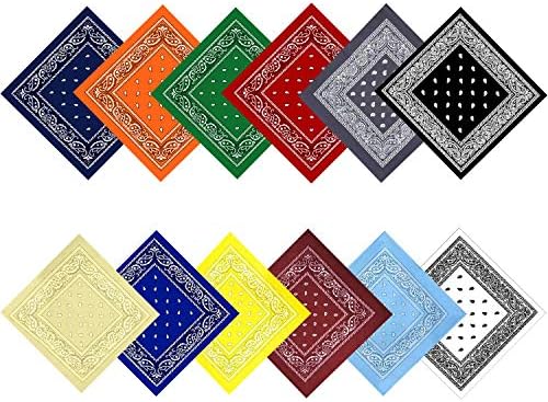 WedDecor Bandana Cotton Unisex Head Scarf Wide Headband Lightweight, Breathable Fashion Accessory for Riding, Hiking, Fishing, Cycling, Outdoor Activities