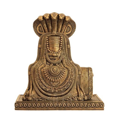 Image of SILAII Tiruvannamalai Annamalaiyar Sculpture - Handcrafted Hindu Temple Idol | Lord Shiva Murti for Home, Office, Puja Decor | Spiritual Indian Art (6 INCHES)