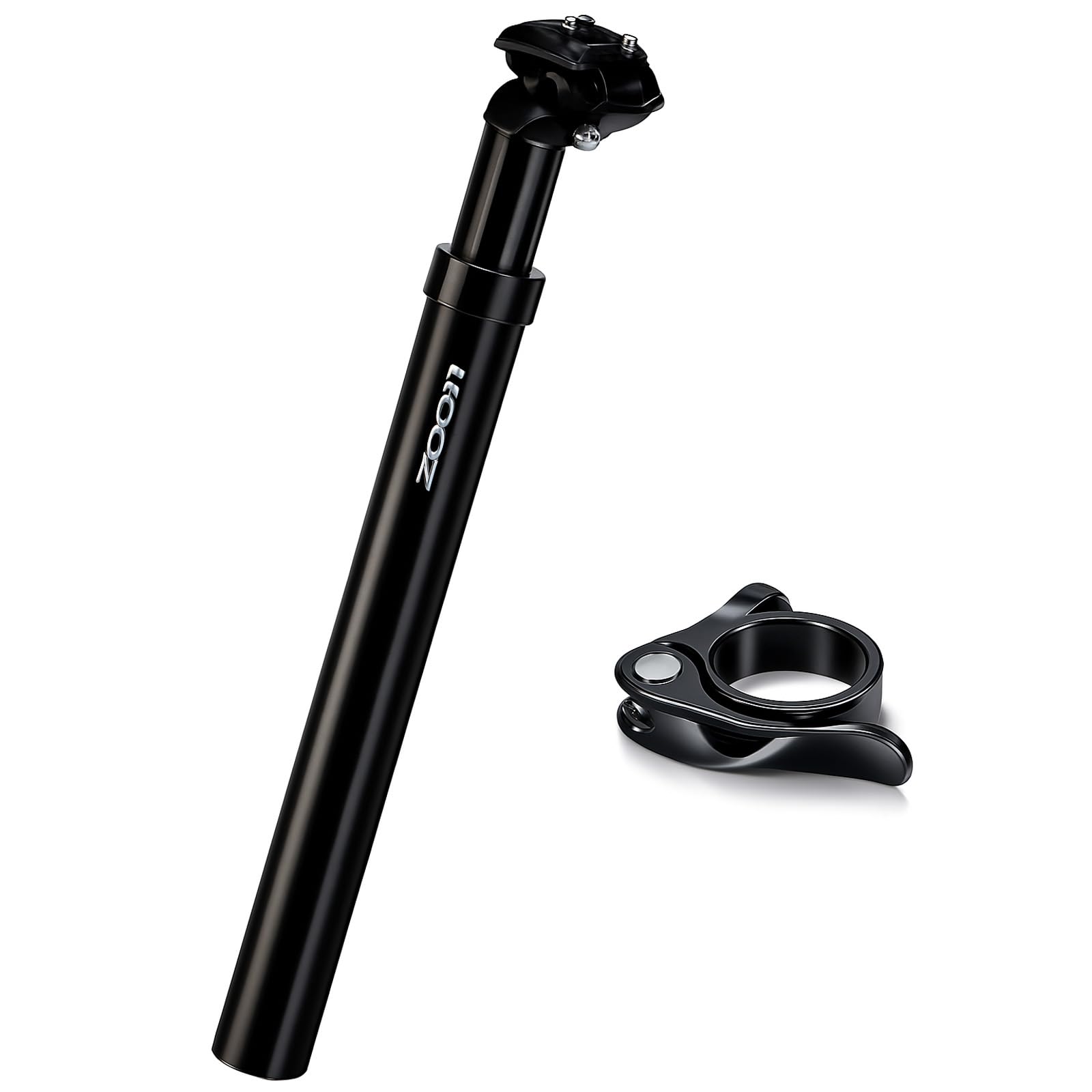 RUJOI Bike Seat Posts,Bike Adjustable Suspension Seatpost 27.2mm 31.6mm Alumium Seatpost for MTB Road Bike,Quick Release seatpost clamp Included