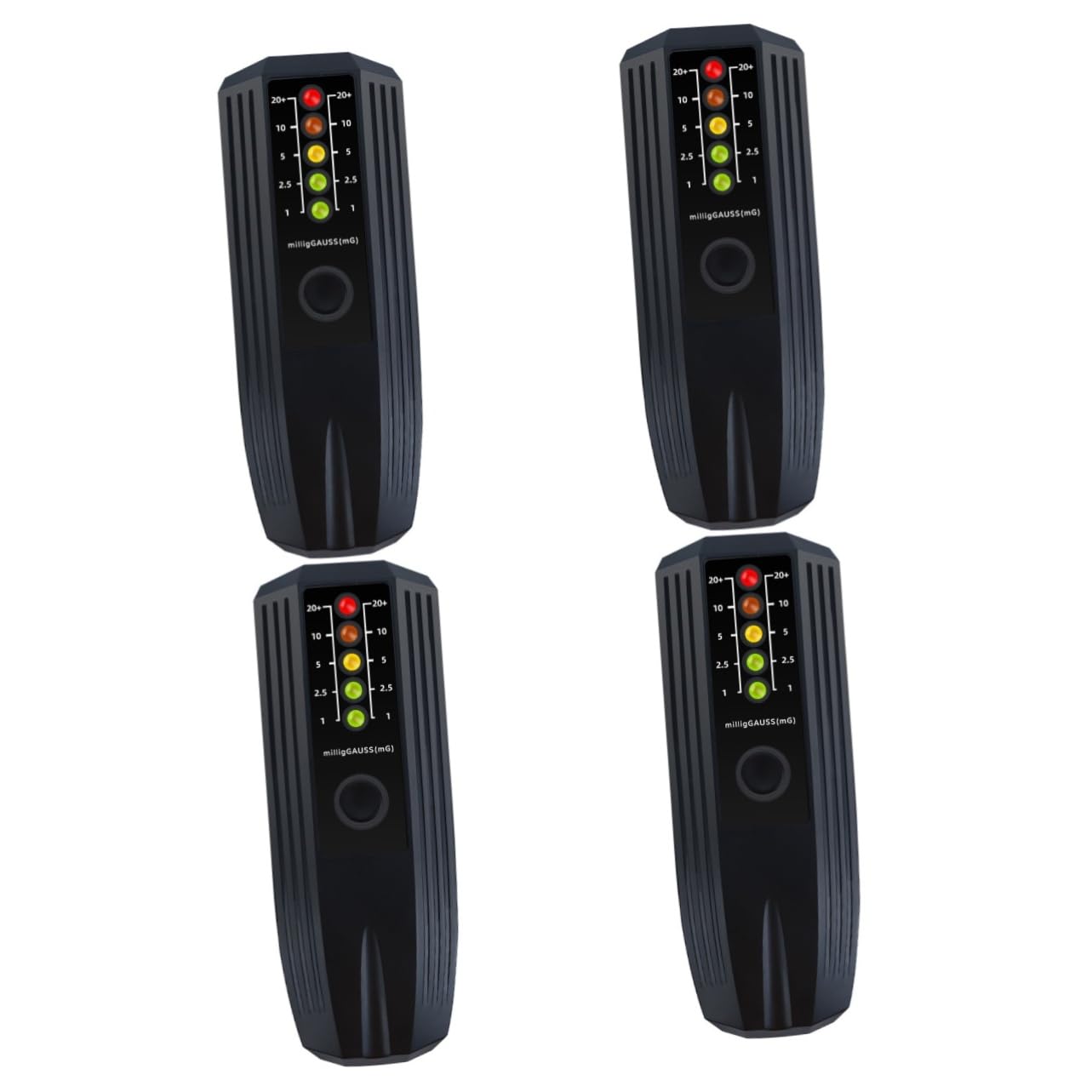 SOLUSTRE 4piezas Detector De Radiación Electromagnética Profesional Medidor De Campo Magnético Digital Portátil Para Investigación y Detección De Emf Muebles Antigüedades y